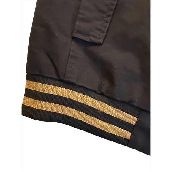 West Louis Men’s Navy Blue Bomber Jacket - Picture 4 of 7